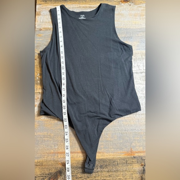 nuuds Classic crewneck tank Black Bodysuit - Picture 6 of 6